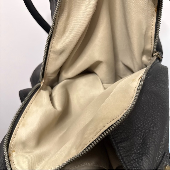 American Leather Co Liberty Shopper Bag Purse Black - Picture 7 of 8